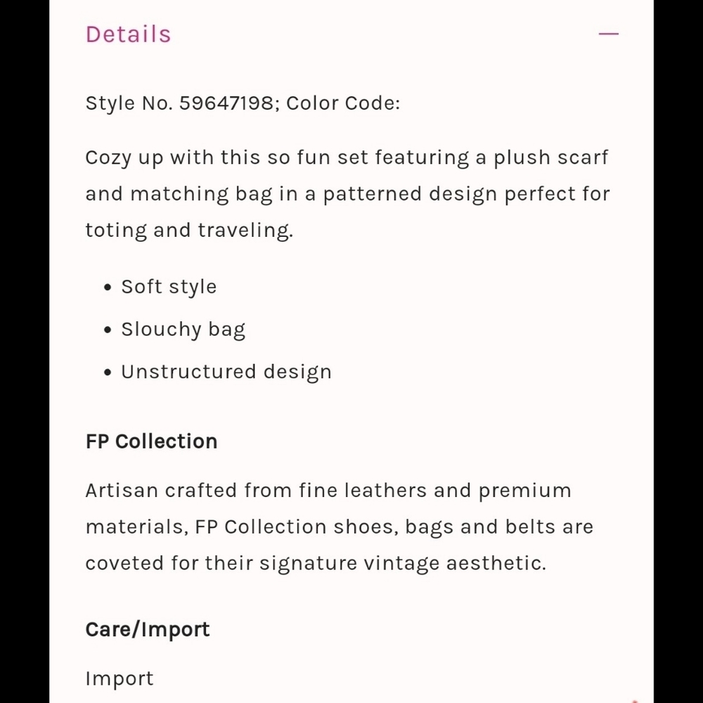 Free People 🌈 Carry on Scarf + bag set Rainbow - Picture 5 of 11